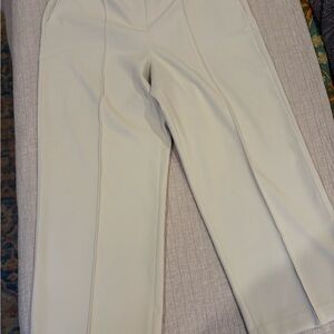SPANX Cream Ankle Pants